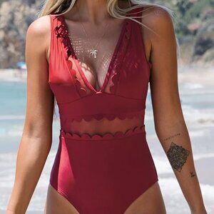 ❤️ 🔥 TWO Bathing Suits in ONE Listing! 🔥 CUPSHE Red & Black Swimsuits